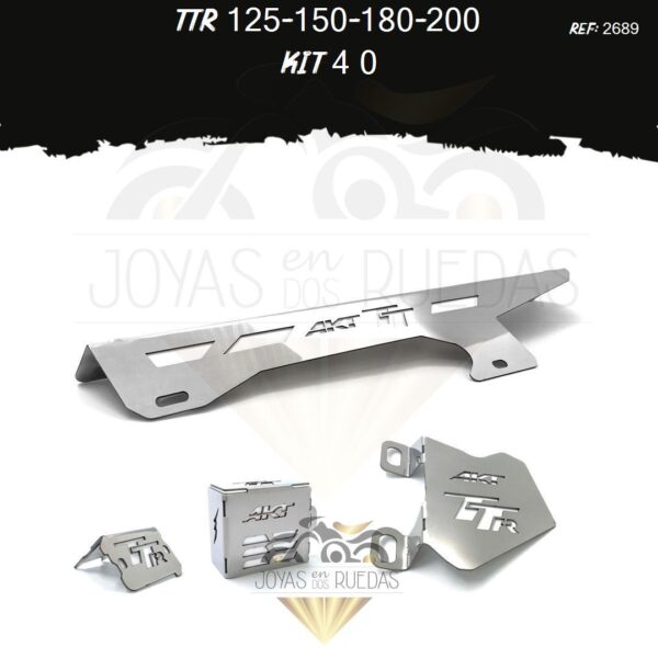 TTR 125-150-180-200 kit protector bomba delantera