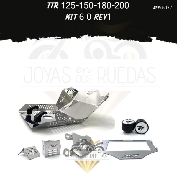 TTR 125-150-180-200 kit porta placa