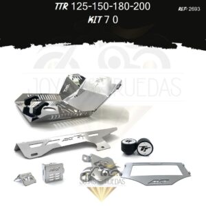 TTR 125-150-180-200 kit mordaza guarda cadena