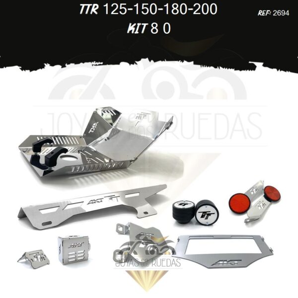 TTR 125-150-180-200 kit porta placa