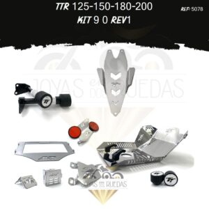 TTR 125-150-180-200 kit tragaluz sliders pechera quilla