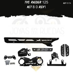 TVS Raider 125 kit protector bomba delantera acutrax T