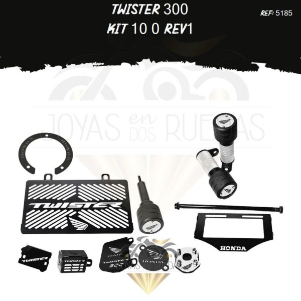 TWISTER 300 kit filtro aceite lujo pata gato t0 sliders