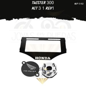 TWISTER 300 kit lujo pata gato t0 porta placa
