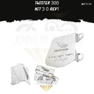 TWISTER 300 kit protector bomba delantera