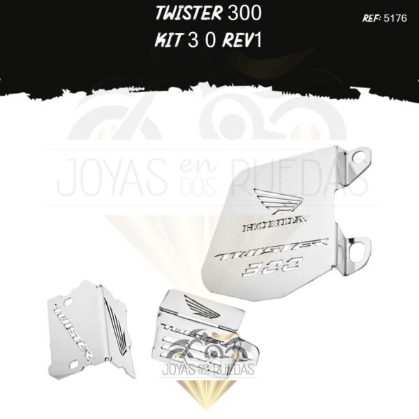 TWISTER 300 kit protector bomba delantera