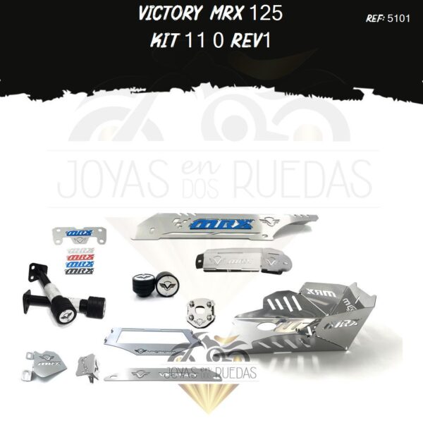 Victory MRX 125 kit mordaza exosto 9t acutrax 3d