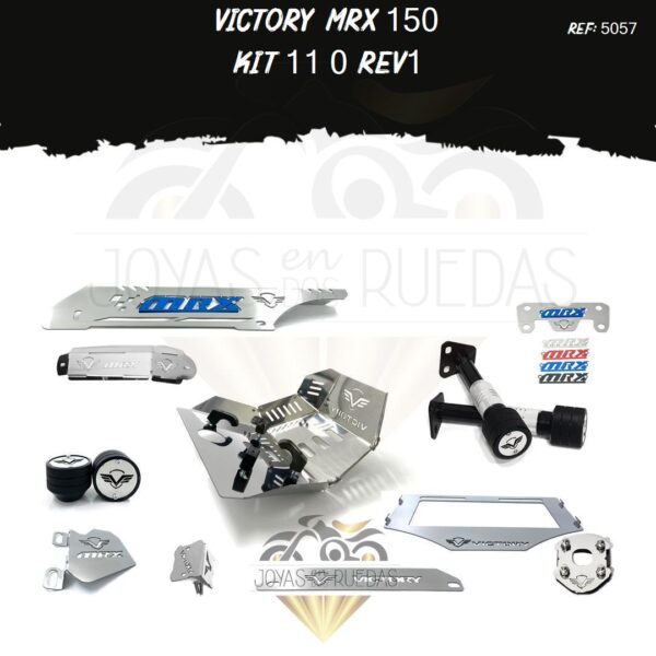Victory MRX 150 kit lamina lateral Guarda cadena 3D