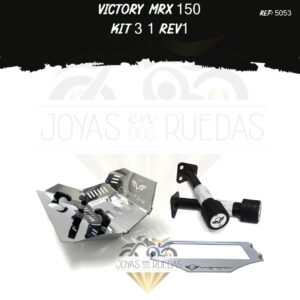 Victory MRX 150 kit porta placa sliders
