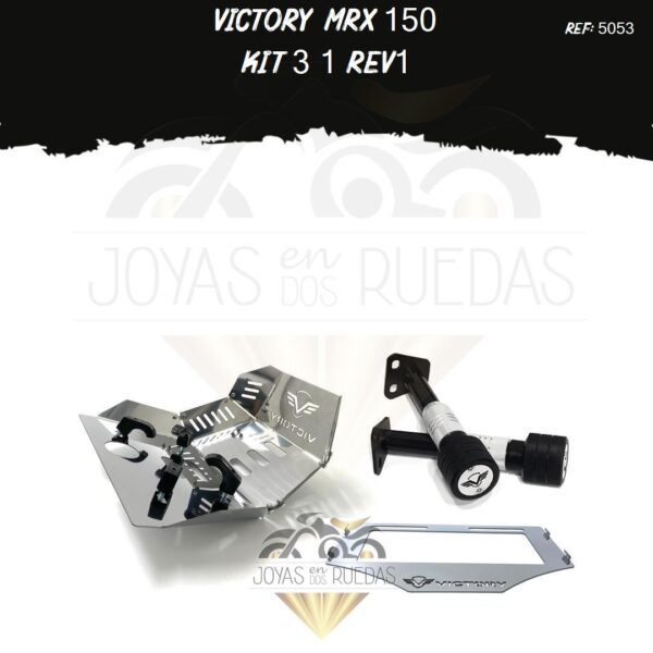 Victory MRX 150 kit porta placa sliders