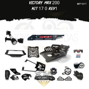 Victory MRX 200 kit lujo pata gato protector radiador