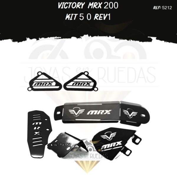Victory MRX 200 kit protector bomba delantera