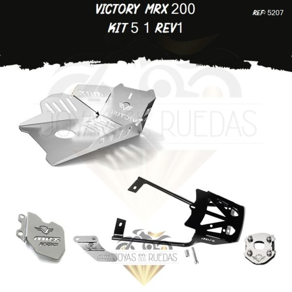 Victory MRX 200 kit lateral patin mordaza lujo pata gato