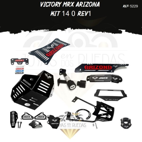 Victory MRX Arizona kit porta placa lateral