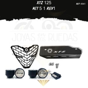 XTZ 125 kit Spools Sliders eje lujo palanca cambios