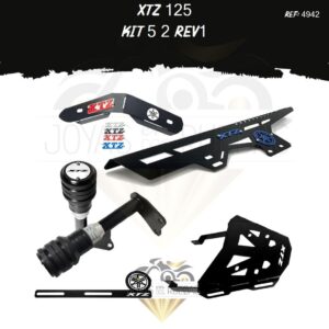 XTZ 125 kit resonador parrilla Sliders premium