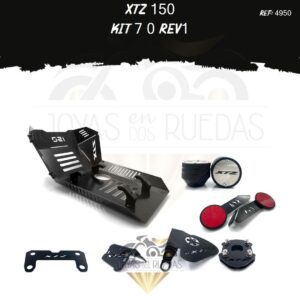 XTZ 150 kit mordaza lujo pata gato