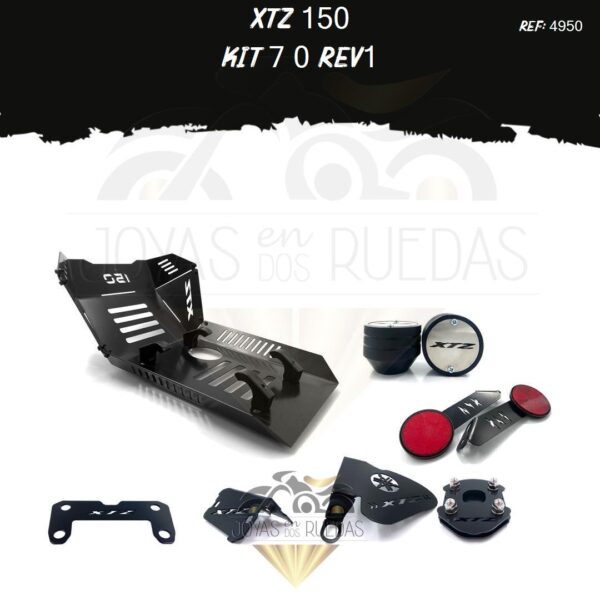 XTZ 150 kit mordaza lujo pata gato