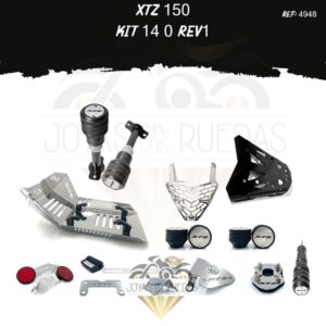 XTZ 150 kit tragaluz Sliders premium pechera quilla