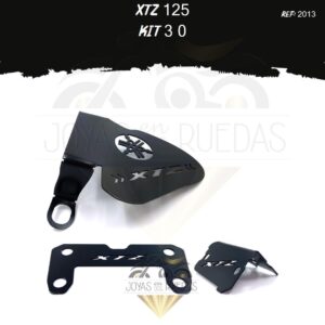 XTZ 125 kit mordaza acutrax p protector bomba delantera