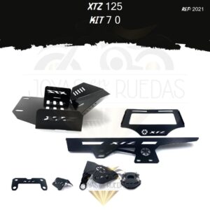 XTZ 125 kit acutrax p mordaza protector bomba delantera