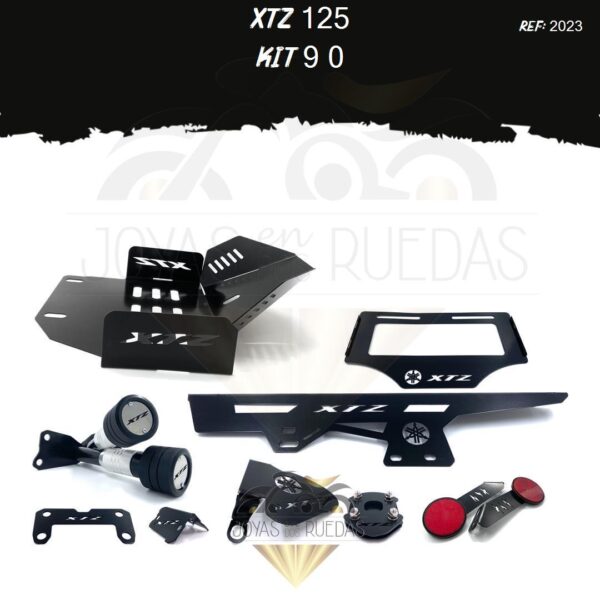 XTZ 125 kit mordaza lujo pata gato acutrax p