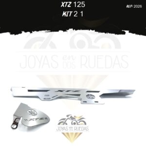 XTZ 125 kit guarda cadena mordaza