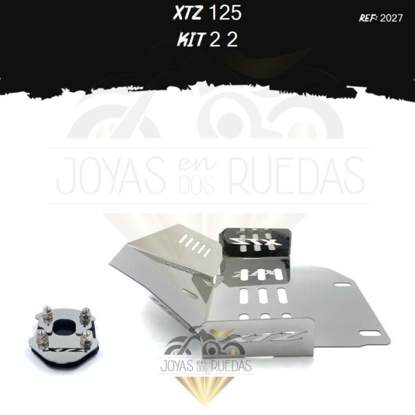 XTZ 125 kit lujo pata gato pechera quilla