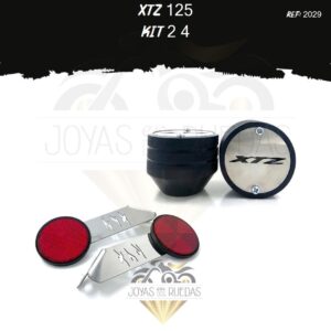XTZ 125 kit Spools Sliders eje tragaluz