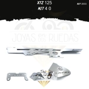 XTZ 125 kit acutrax p mordaza protector bomba delantera
