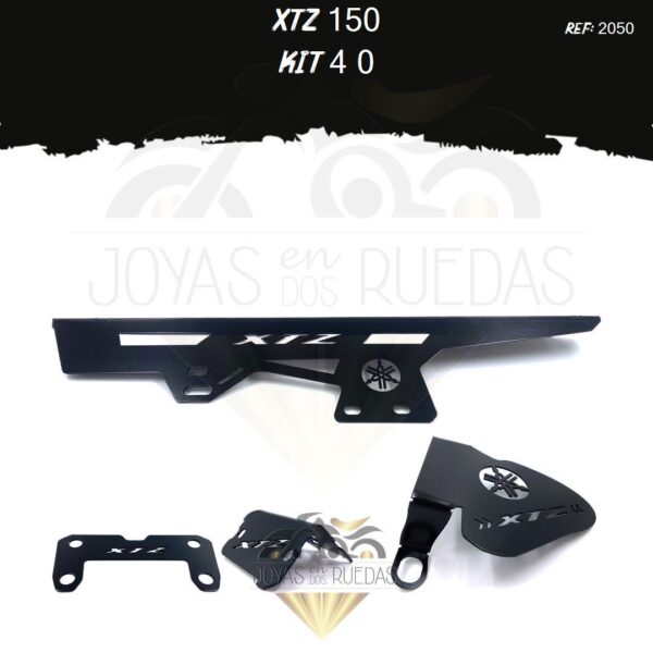 XTZ 150 kit acutrax p mordaza protector bomba delantera