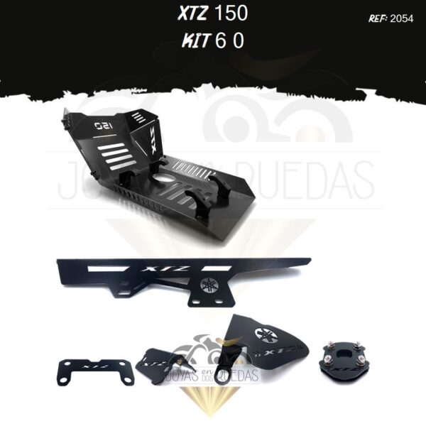 XTZ 150 kit protector bomba delantera acutrax p mordaza
