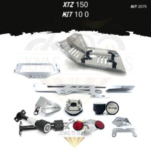 XTZ 150 kit guarda cadena sliders lujo pata gato