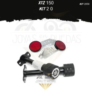 XTZ 150 kit sliders tragaluz