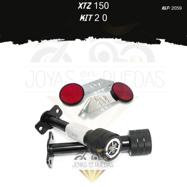 XTZ 150 kit sliders tragaluz