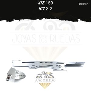 XTZ 150 kit guarda cadena mordaza