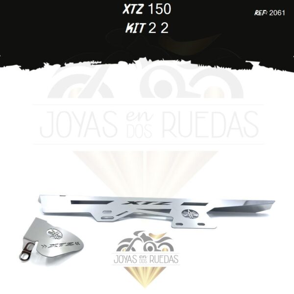 XTZ 150 kit guarda cadena mordaza