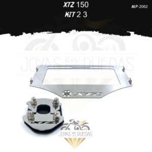 XTZ 150 kit porta placa lujo pata gato