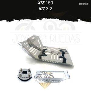 XTZ 150 kit porta placa lujo pata gato pechera quilla
