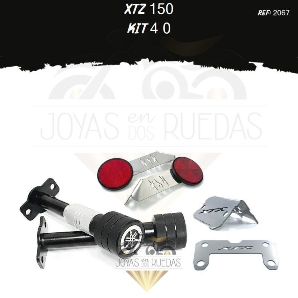 XTZ 150 kit protector bomba delantera acutrax p sliders