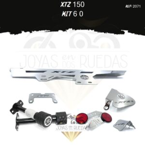 XTZ 150 kit acutrax p mordaza guarda cadena