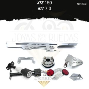 XTZ 150 kit lujo pata gato mordaza guarda cadena