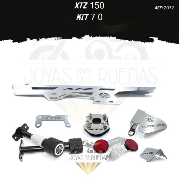 XTZ 150 kit lujo pata gato mordaza guarda cadena