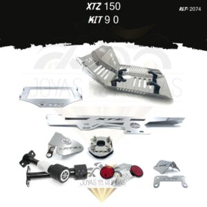 XTZ 150 kit lujo pata gato mordaza guarda cadena