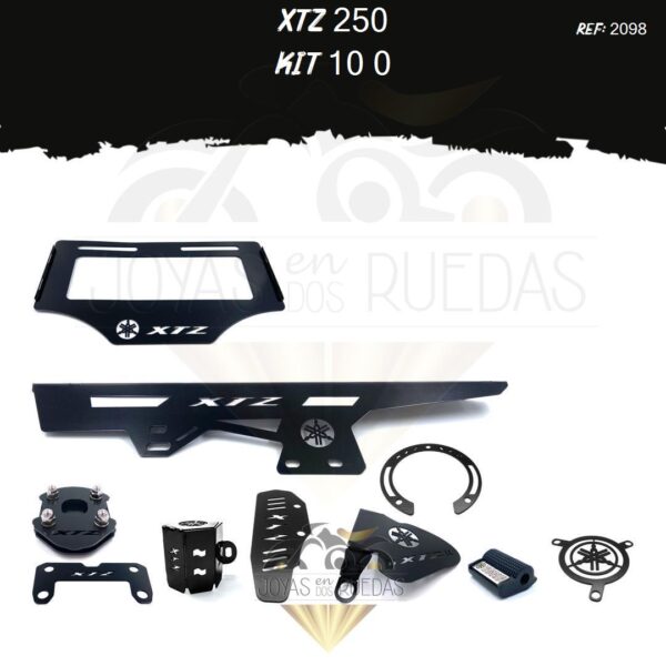 XTZ 250 kit protector bomba plana acutrax p