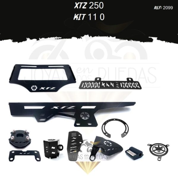 XTZ 250 kit acutrax p mordaza lujo tapa tanque