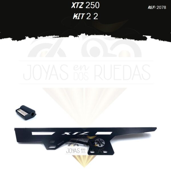 XTZ 250 kit lujo palanca cambios guarda cadena