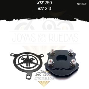 XTZ 250 kit protector arranque lujo pata gato