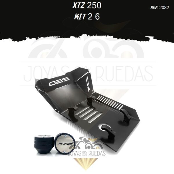 XTZ 250 kit Spools Sliders eje pechera quilla