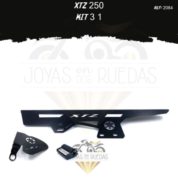XTZ 250 kit mordaza guarda cadena lujo palanca cambios
